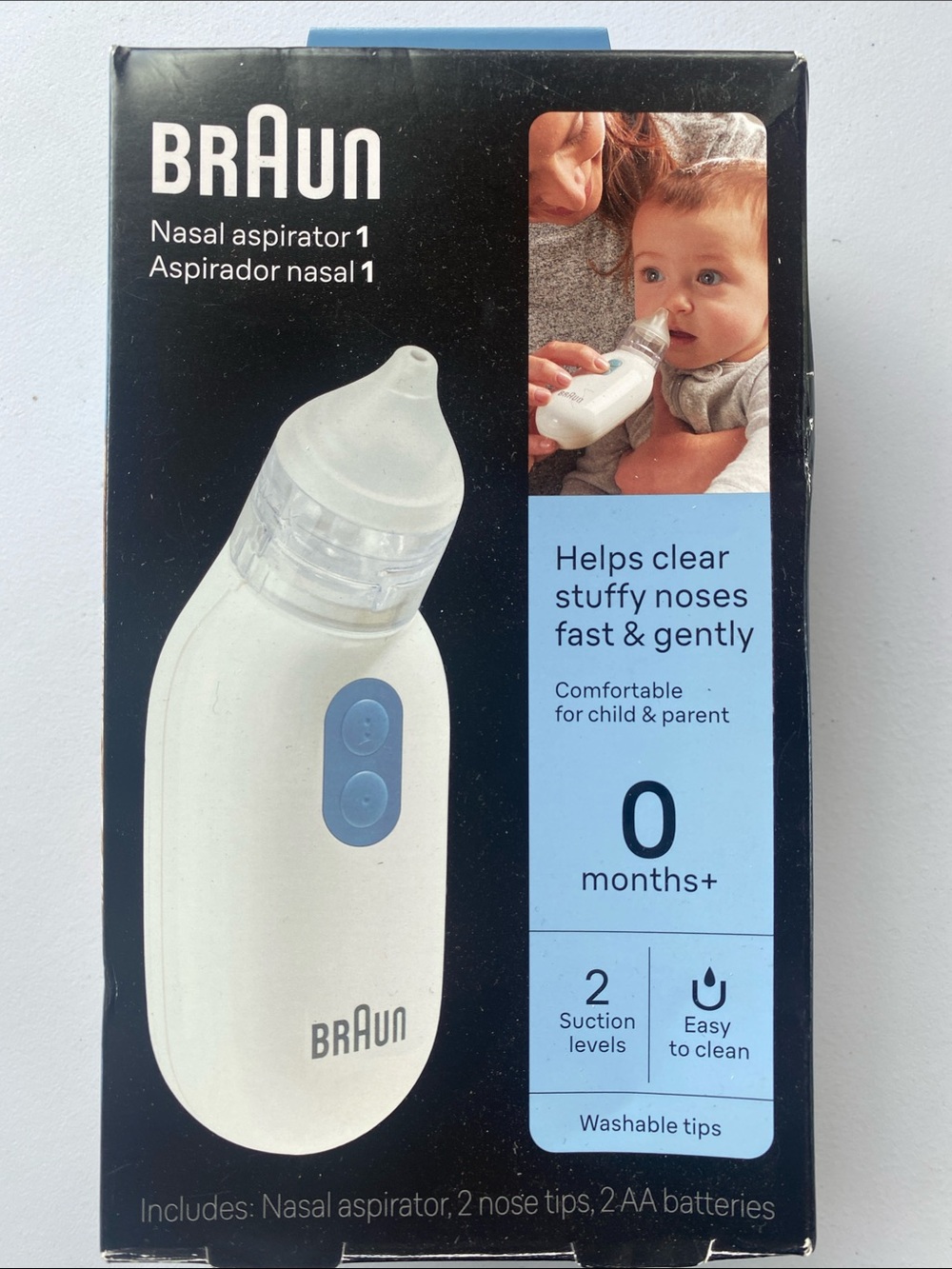 Braun Nasal Aspirator for Kids — White